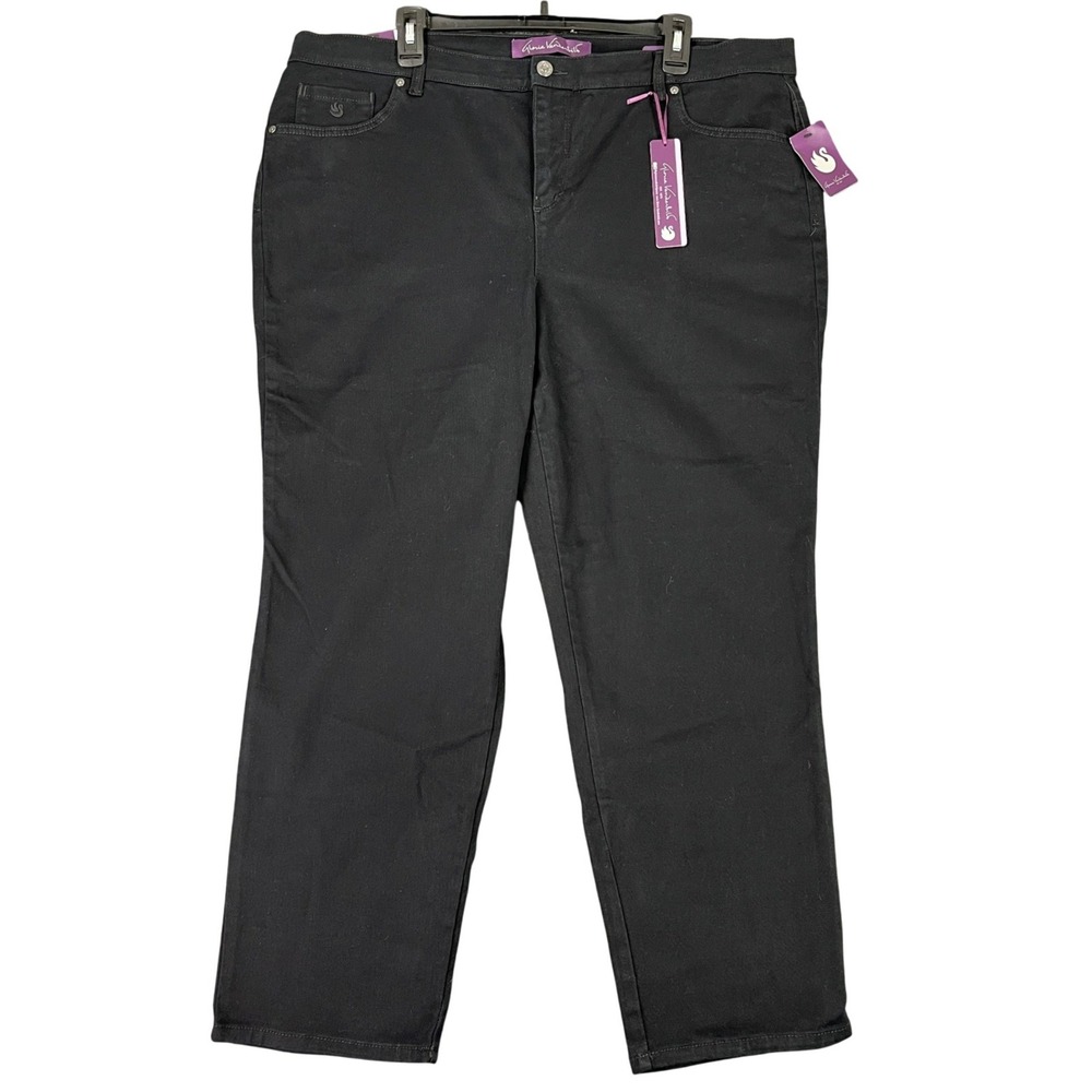 Gloria Vanderbilt Amanda Jeans Womens 18W Short Tapered‎ Slimming Classic Rise
